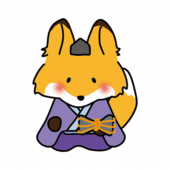 キツネの雛人形の五人囃子（大鼓）