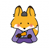 キツネの雛人形の五人囃子（謡）