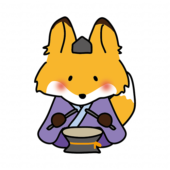 キツネの雛人形の五人囃子（太鼓）