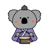 コアラの雛人形の五人囃子（太鼓）