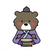 クマの雛人形の五人囃子（太鼓）