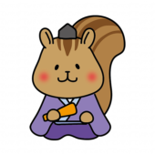 リスの雛人形の五人囃子（謡）