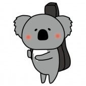 ギターを背負っているコアラ2