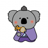 コアラの雛人形の五人囃子（小鼓）