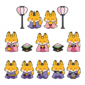 キツネの雛人形