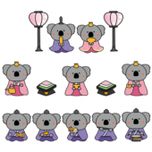 コアラの雛人形