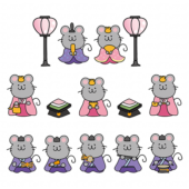 ネズミの雛人形