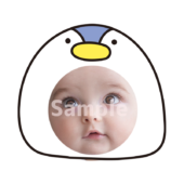 【顔はめ】青いペンギン