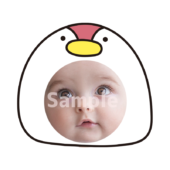 【顔はめ】ピンクのペンギン