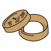 せいろに入ったあんまん