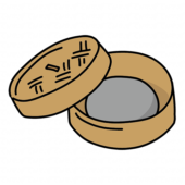 せいろに入ったごまあんまん