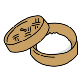 せいろに入った肉まん