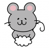 手を洗うネズミ