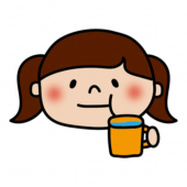 ぶくぶくうがいをする子供（女の子）