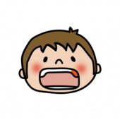 歯磨きする位置　左上奥歯（男の子）