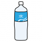 ペットボトルに入った水
