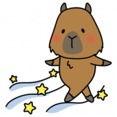 天の川を渡るカピバラ