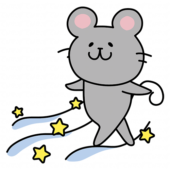 天の川を渡るネズミ