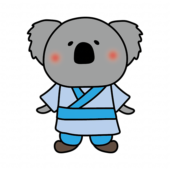 彦星の格好をしたコアラ