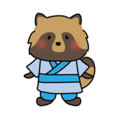 彦星の格好をしたタヌキ