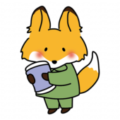 パジャマを着たキツネ