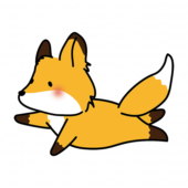 空を飛ぶキツネ