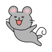 空を飛ぶネズミ