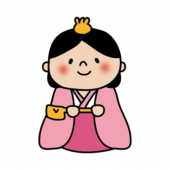 雛人形の三人官女（長柄銚子）