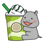 大きなフラッペとカバ