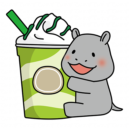 大きなフラッペとカバ