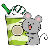 大きなフラッペとネズミ