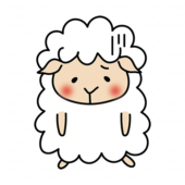 がっかりする羊