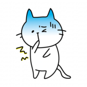 嘔吐下痢に苦しむ白い猫