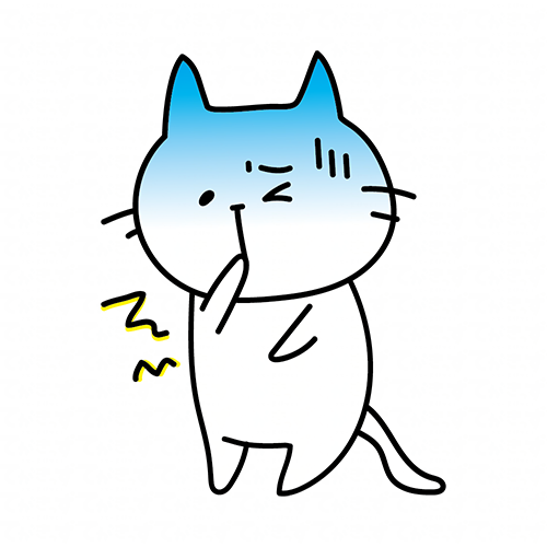 嘔吐下痢に苦しむ白い猫