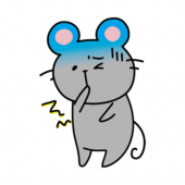 嘔吐下痢に苦しむネズミ