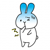 嘔吐下痢に苦しむ白いうさぎ