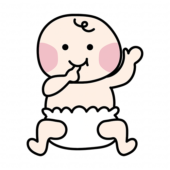 指しゃぶりをする赤ちゃん