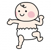 原子反射非対称性緊張性頸反射をする赤ちゃん