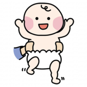 原子反射自動歩行する赤ちゃん