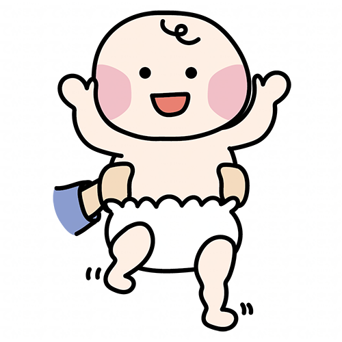 原子反射自動歩行する赤ちゃん
