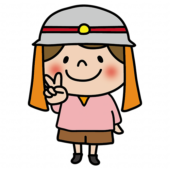 消防士の帽子を被る子供（女の子1）