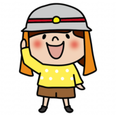 消防士の帽子を被る子供（女の子2）