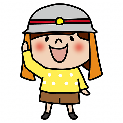 消防士の帽子を被る子供（女の子2）