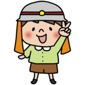 消防士の帽子を被る子供（男の子2）