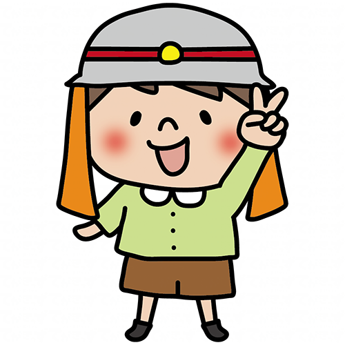 消防士の帽子を被る子供（男の子2）