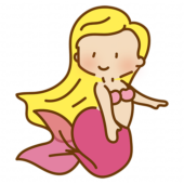 尾びれを気にする人魚